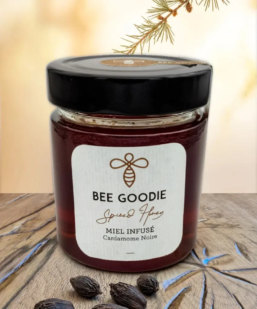 Miel Infusé Cardamome Noire, 250g