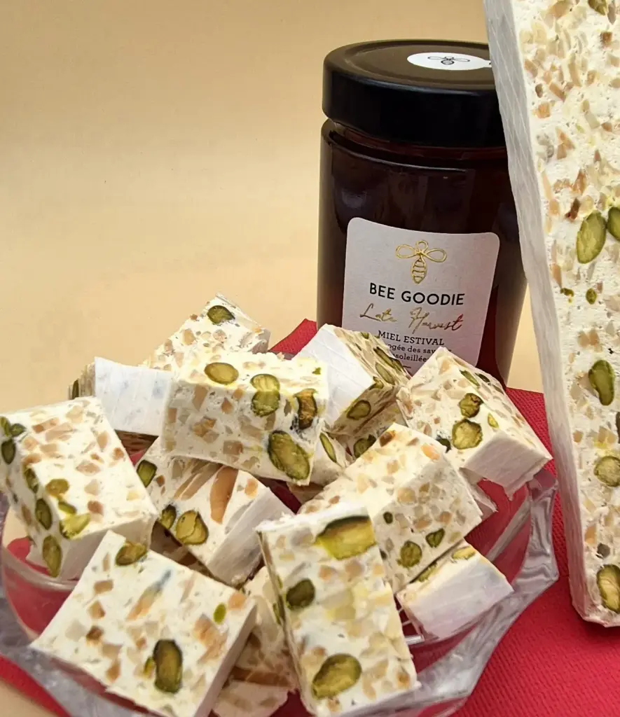 Nougat noix de pécan, sésame, noisettes pralinées 100g